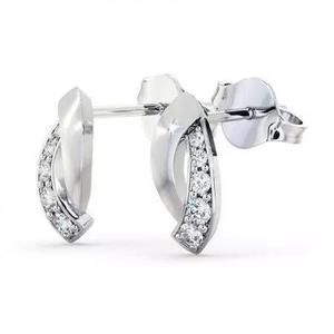 stl file diamond stud earrings gold