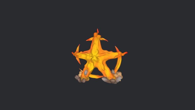 Fire Blast 3D Print Model - STL for 3D Printing