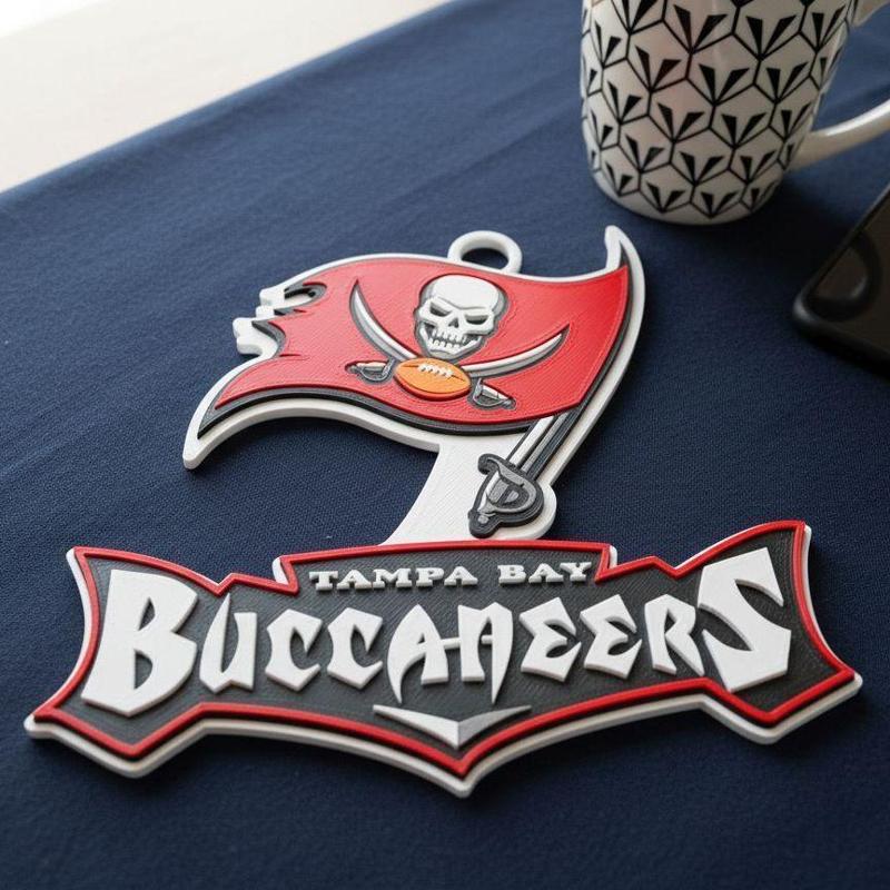 NFL Tampa Bay Buccaneers Keychan Shield Printable and Renderable