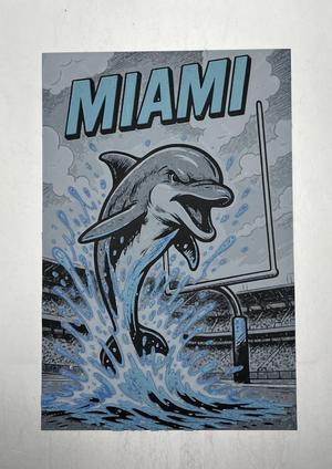 Miami Dolphins Hueforge