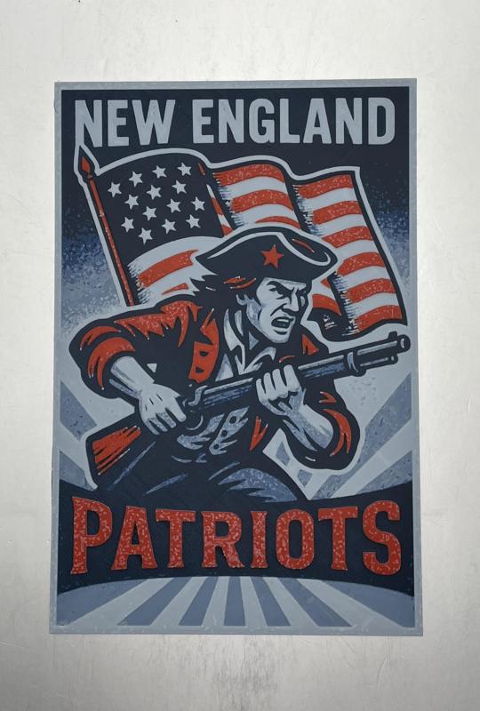 New England Patriots - NFL Hueforge