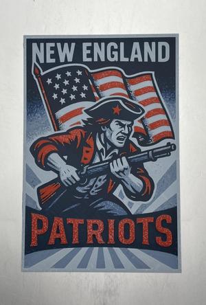 New England Patriots - NFL Hueforge