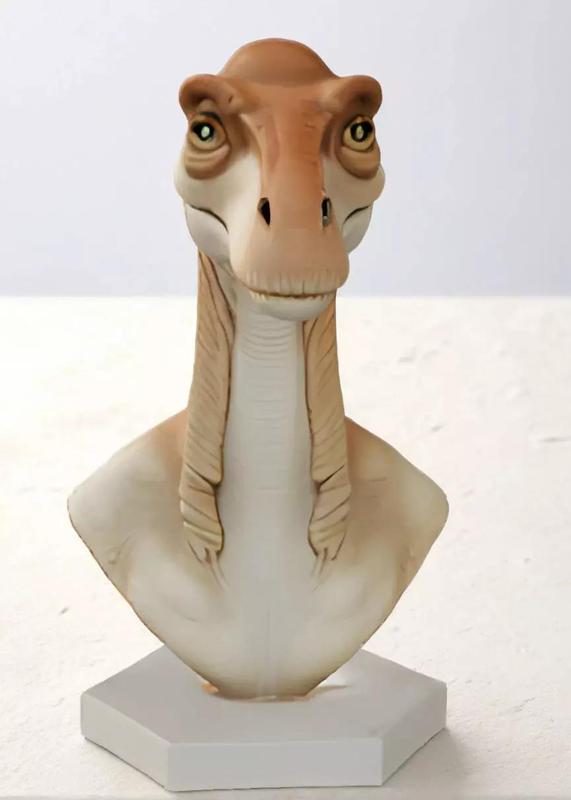 Edmontosaurus Head Bust 3D Model - STL Printable Dinosaur