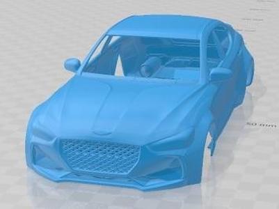 Genesis G70 Drift Printable Body Car