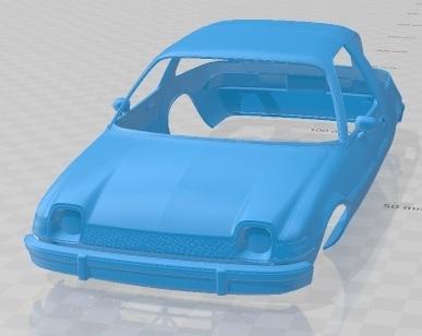 AMC Pacer X 1977 Printable Body Car