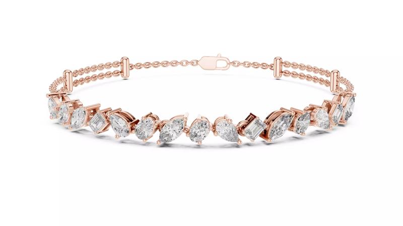 Tennis Bracelet 3dm stl renders Animation video details