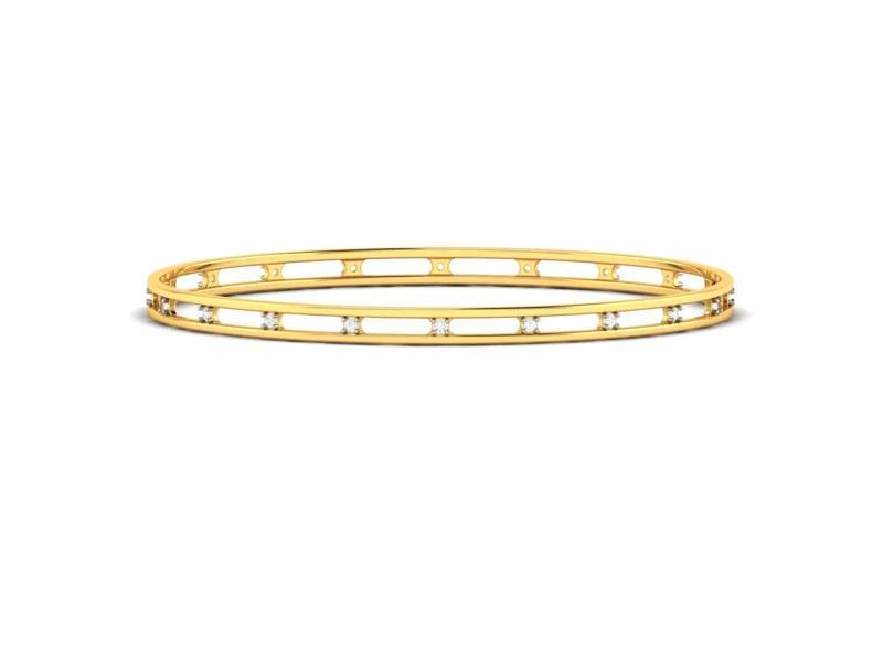 Women Bangle Bracelet 3dm render detail