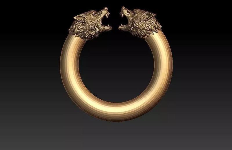 Wolf Head Bracelet