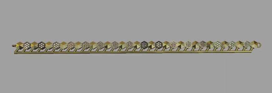 One piece fusion chain is cast directly