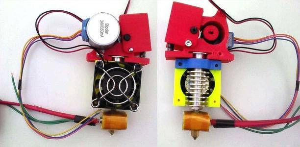 Extruder with 28BJY-48 stepper