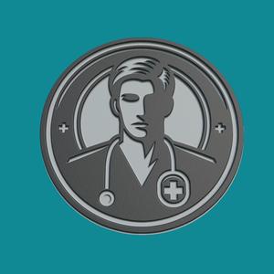 Nurse Medallion Nurse 3d Print Model