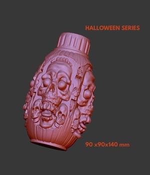 WEED CONTAINER POT - YERBERO CALAVERAS HALLOWEEN - HIDDEN STORAGE