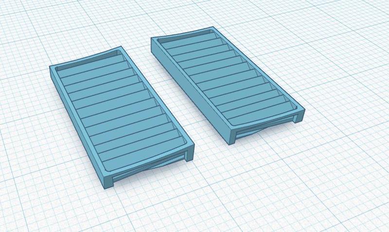 2023 Nascar Mustang Nextgen Hood vents