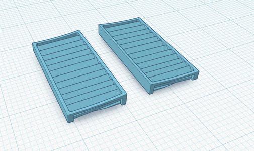 2023 Nascar Mustang Nextgen Hood vents