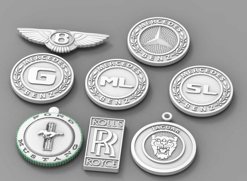 keychain logo nameplate