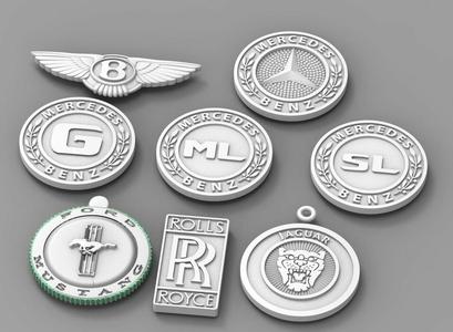 keychain logo nameplate