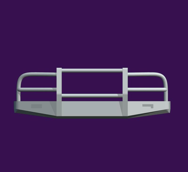 RC CAR BULL BAR BUMPER 057 3D PRINT STL