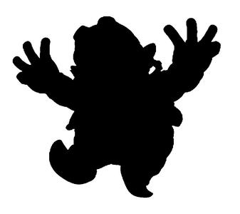 Wario wall decal