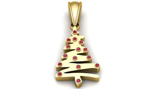 Santa TREE Character Pendant – 3D Printable Model