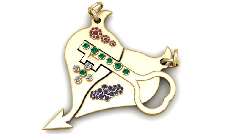 Golden Heart Pendant