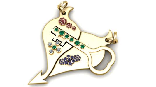 Golden Heart Pendant