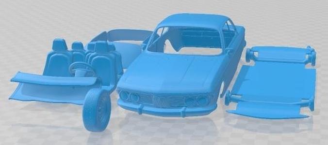 BMW E9 1968 Printable Car