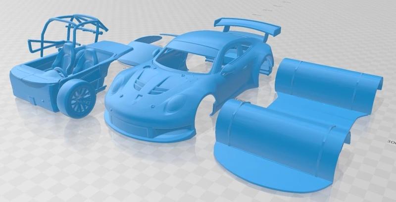 Porsche 911 Carrera 991 RSR 2013 Printable Car