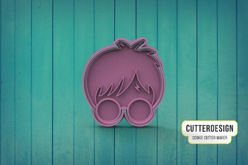 Harry Potter Face Cookie Cutter M1