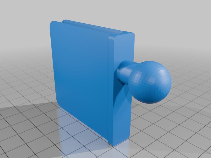 2017 VW Tiguan Card Holder Phone Mount (17mm Ball Attachment) 