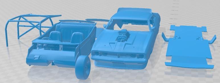 Ford XB Pursuit Printable Car
