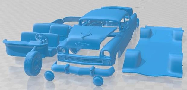 Chevrolet BelAir 1955 Printable Car