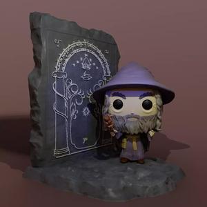 Gandalf en la puerta de Moria