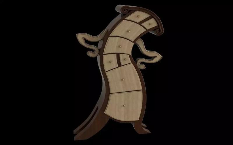 Wiggly cupboard