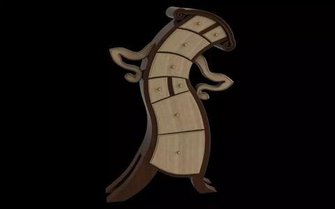 Wiggly cupboard