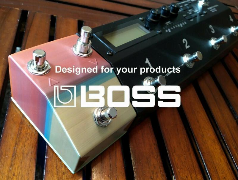 Music footswitches box for BOSS MS-3 / ES-5 / ES-8 / GT1000CORE...