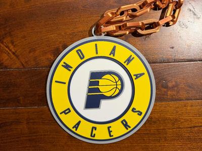 Indiana Pacers Oversized Necklace Logo