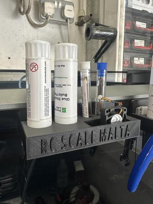 Glue, spare nozzle and spare parts rack for Creality K1 MAX