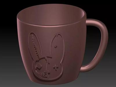 bad bunny Halloween mug
