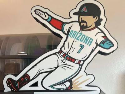 Corbin Carroll Stole Base