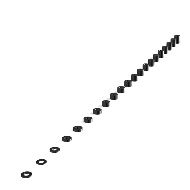 Washer set M7 - 3D-printed standard set for screws & workshop