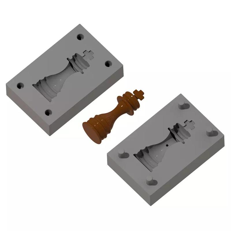 Chocolate Mold Chess King