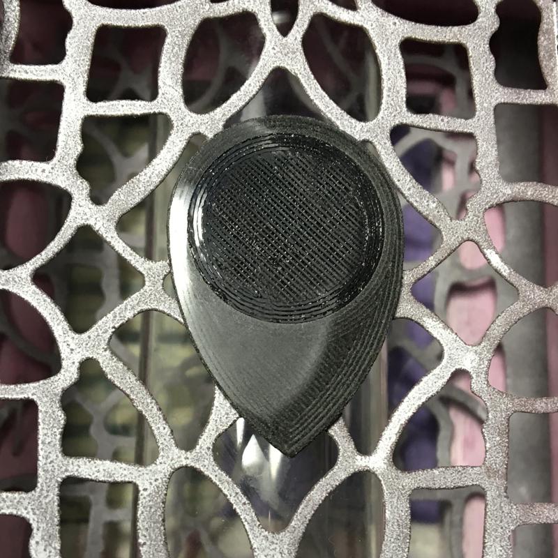 RAINDROP Pua Nido Carbon Fiber and TPU Black (Nest Pick Guitar)