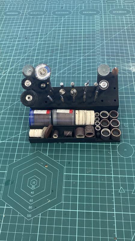 🛠️ Modular organizer for Dremel accessories | 3D tool holder