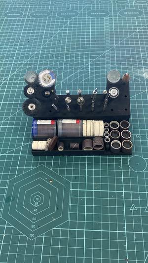 🛠️ Modular organizer for Dremel accessories | 3D tool holder