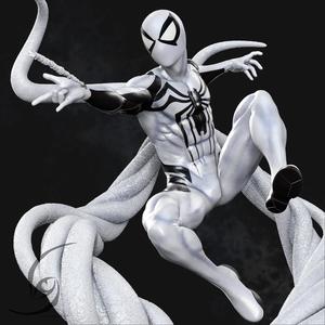 SPIDER-MAN PS5 ANTI VENOM SUIT STATUE - STL 3D Print figure