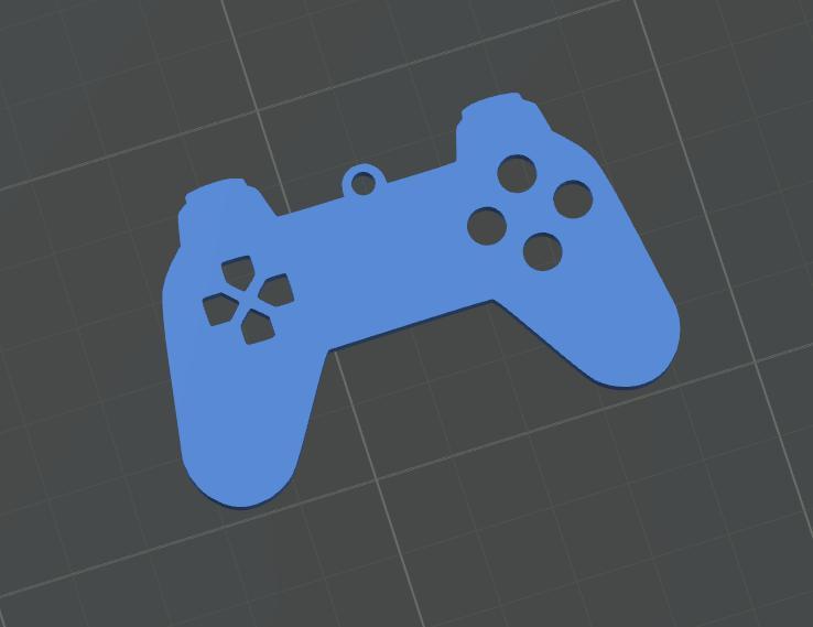 PlayStation One Keychain