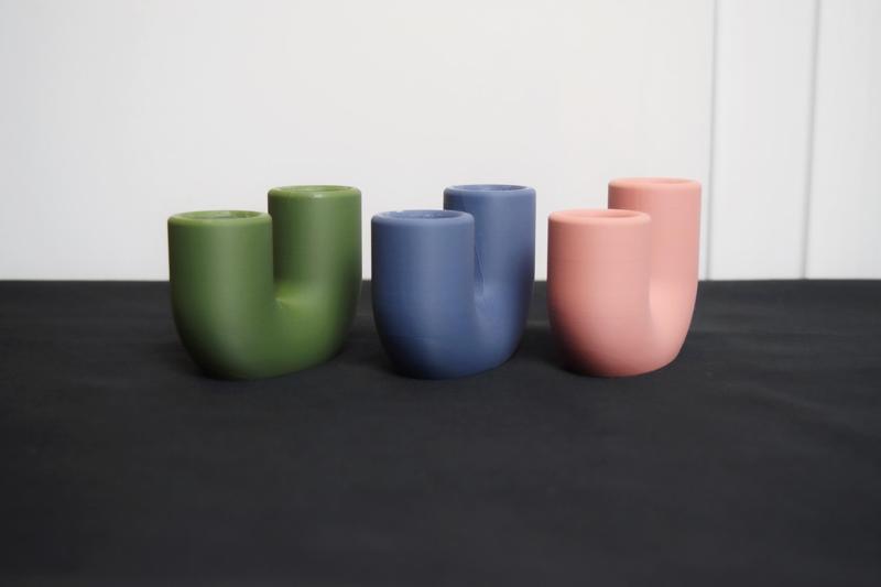 U Shape Candle Holder