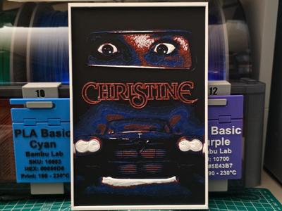 Christine Movie Poster - Hueforge Art