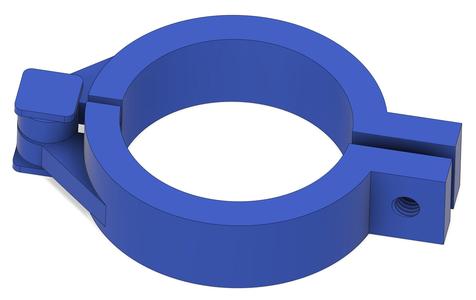 Tube clamp (print-in-place & parametric)