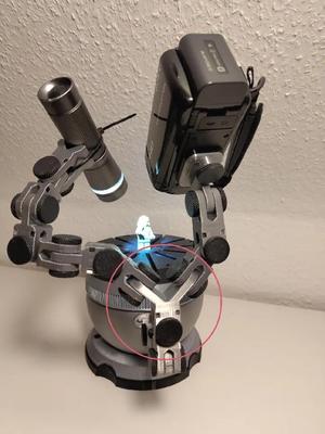 Y-Split-Link for Articulating Raspberry Pi Camera Mount for Prusa MK3 and MK2   